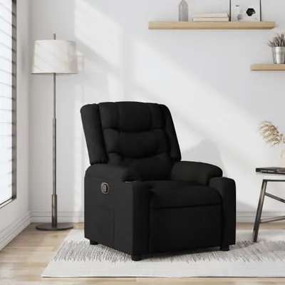 Produktbild von Design Relaxsessel Schwarz Stoff, Klassische Sessel 2024 Neu