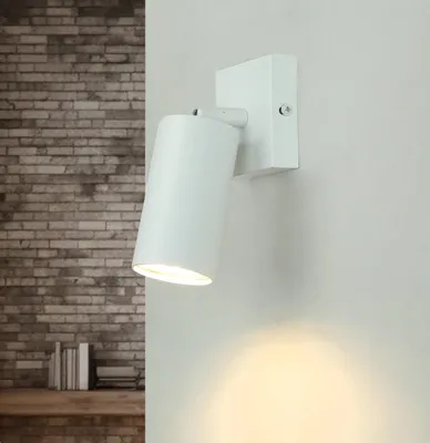 Produktbild von Spot Lampe Wand Metall GU10 verstellbar Weiß