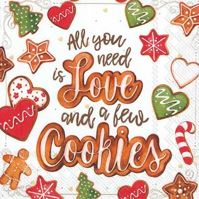 Produktbild von LOVE AND COOKIES Lunch-Servietten L 887300