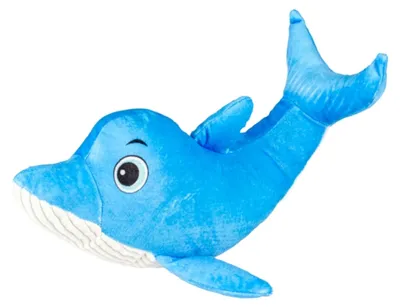 Produktbild von Duvo+ Hundespielzeug Plüsch Delfin ocean blau/weiß