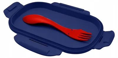 Produktbild von Kinder Euroswan Frühstücksbox + Besteck 21x14x6cm SP50071 85324