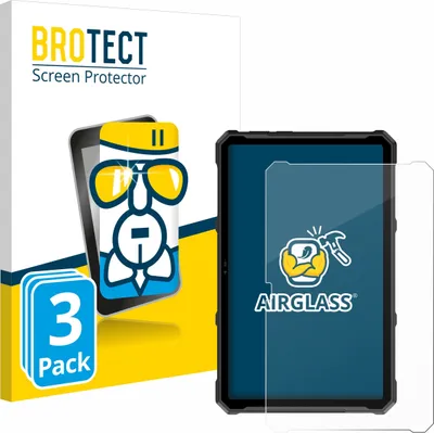 Produktbild von 3x BROTECT Schutzglas für Ulefone Armor Pad 4 Ultra Schutzfolie Panzer Folie Glas Display Schutz klar