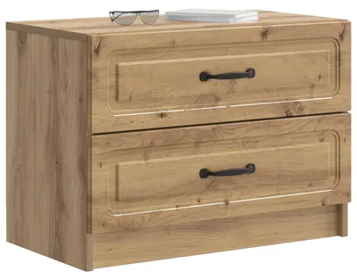 Zdjęcie produktu dla Szafka nocna vidaXL Artisan – dąb, 62 x 34,5 x 44,5 cm, materiał drewnopochodny