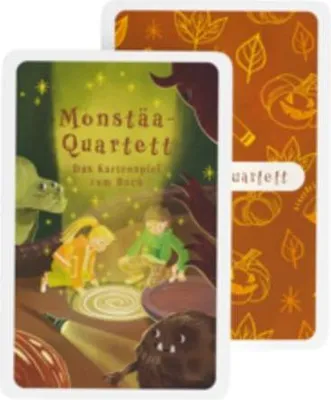 Produktbild von Kartenspiel Quartett Trumpfspiel mit 28 Monsterkarten und 4 Blankokarten zur Gestaltung