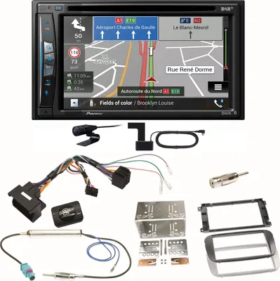 Produktbild von Pioneer AVIC-Z730DAB Navigation USB Einbauset für Ford Focus Mondeo S-Max Galaxy