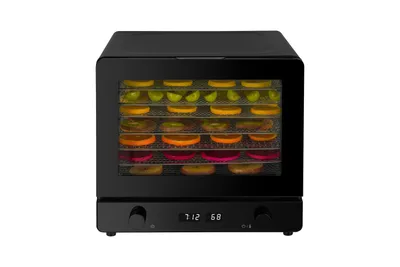 Zdjęcie produktu dla Suszarka do żywności MAXXO Infra NIR+ 500 W – suszarka na podczerwień do owoców, warzyw, mięsa, suszonego mięsa, 8 blach ze stali nierdzewnej,  pojemność 28,5 l