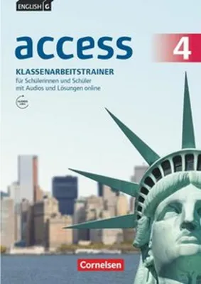 Produktbild von English G Access Band 4: 8. Schuljahr - Allgemeine Ausgabe - Klassenarbeitstrainerr mit Audios und Lösungen online und Lerntipps