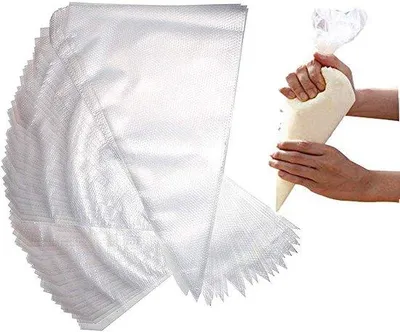 Obrázok produktu pre Jednorazové cukrárske vrecká, 100 ks, 27 x 16 cm, na zdobenie tort