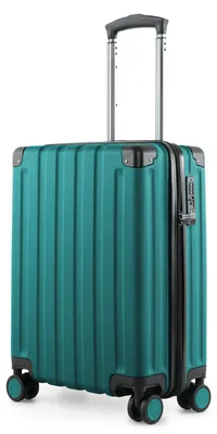 Immagine prodotto di HAUPTSTADTKOFFER Q-Damm - Valigia bagaglio a mano trolley aereo 4 ruote valigia cabina valigia trolley TSA, 54 cm, 38 litri, verde acqua
