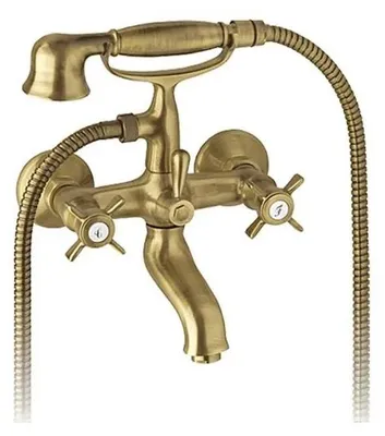 Produktbild von Badewannenarmaturen mit Brause Bronze Retro
