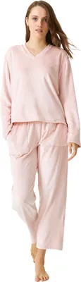 Produktbild von J&J Brothers JJB4 Langärmliger Samtpyjama für Damen
