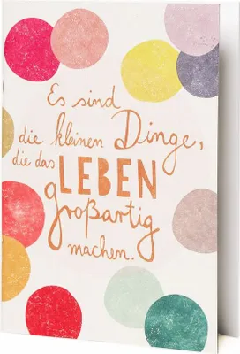 Produktbild von Schreibheft "Es sind die kleinen Dinge"