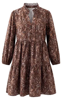 Image de BIANY - Robe pour femmes - Marron - Taille XL