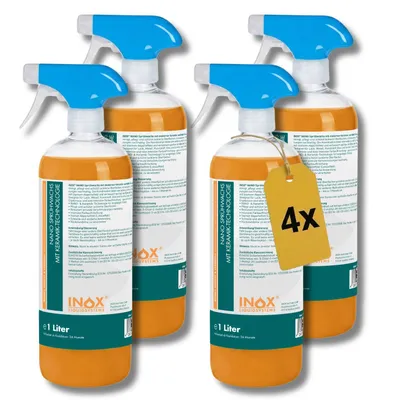 Produktbild von INOX® Sprühwachs 4x1L Auto Spray Wax Autowachs Versiegelung Schnellwachs Lack