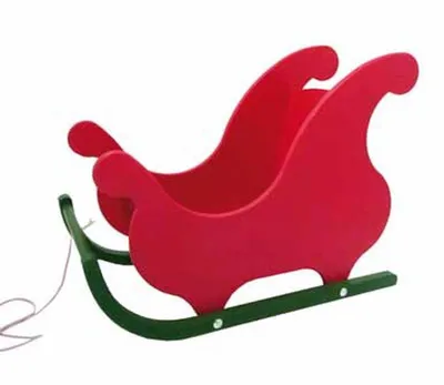 Zdjęcie produktu dla Drewniane zabawki Sanki dla lalek Wymiary: dł./szer./wys. 50 cm/ 24 cm/ 36 cm NOWE