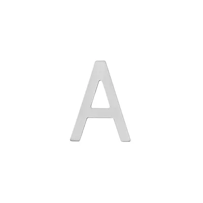 Produktbild von Hausnummer Buchstabe Intersteel A 100 mm Edelstahl gebürstet