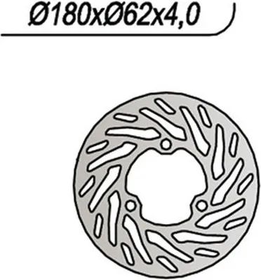 Produktbild von Ng Bremsscheibe Hinten Sherco 50/125/290 (180X62X4) (3X10.5Mm)