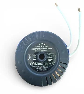 Produktbild von Sompex Eaglerise SET300CK Elektronischer Trafo 300W rund 12V – dimmbar 100-300W Halogen Transformator