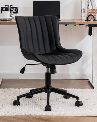 Productafbeelding van Ergonomische bureaustoel met Polyurethanleer, in hoogte verstelbaar en kantelfunctie