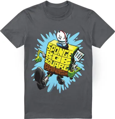 Obrázek produktu pro SpongeBob SquarePants - pánské tričko TV6603 (L) (Charcoal)