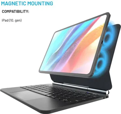 Zdjęcie produktu dla FIXED Typee dla Apple iPad 10.9" (2022)/iPad 11" (2025) PL czarny