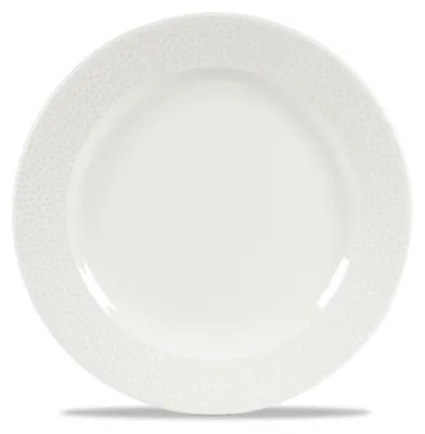 Produktbild von Churchill Isla Super Vitrified Flache Teller, 27,6 cm, 12 Stück, Weiß, Rund
