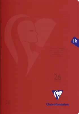 Produktbild von Clairefontaine 25x S'coolbook, Schulheft A4 kariert 16 Blatt rot 333226C