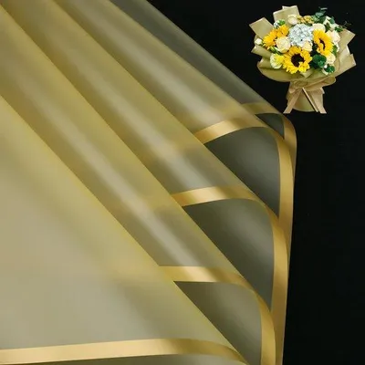 Immagine prodotto di Carta da imballaggio per fiori - Impermeabile ed ecologica - 56 x 56 cm, 20 fogli