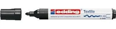 Produktbild von Edding - Textilmarker 4500 rund 2-3mm schwarz | 10 Stück