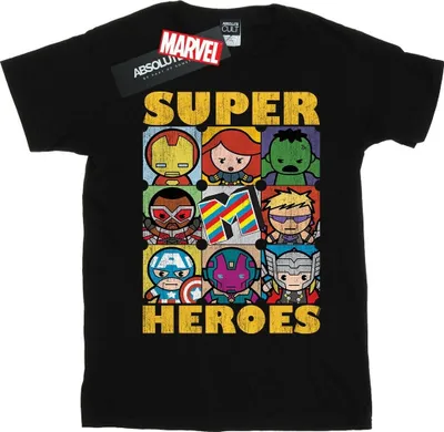 Produktbild von Marvel - T-Shirt für Damen BI29013 (S) (Schwarz)