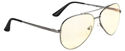 Productafbeelding van GUNNAR Bureau-/Gamingbril MAVERICK GUNMETAL * amberkleurige glazen * BLF 65 * Natuurlijke focus