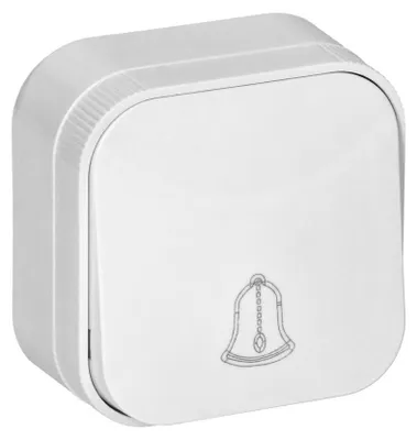Image de Bouton Sonnette N/T Todo Ip20 Blanc - On-7204/W