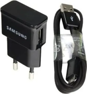 Produktbild von Samsung Reiseladegerät ETA0U80EBE+ Datenkabel ECB-DU5ABE schwarz