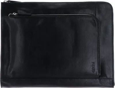Image de PICARD Cuir porte-documents pour ordinateur portable Buddy Working Bag Black noir