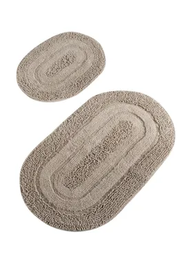 Obrázok produktu pre Mijolnir, Macaroni - Beige, Kúpeľňová predložka, Viacfarebná, Bavlna, 60 x 100 cm