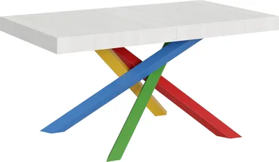Produktbild von Ausziehbarer Tisch 90x160/264 cm Volantis White Ash Gestell 4/B