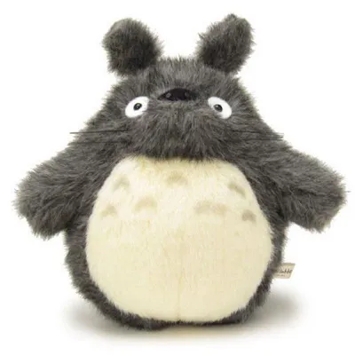 Immagine prodotto di Peluche grigio scuro Totoro (medium) - 27 cm