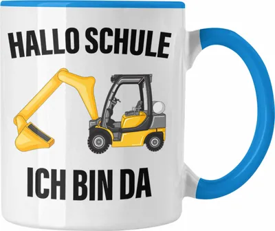 Produktbild von Trendation - Einschulung Junge Geschenk für Schultüte Füllung Tasse Schulstart 1. Schultag Schuleinführung Schulanfang Geschenkidee Schulkind Jungs (Blau)