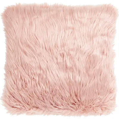 Produktbild von Kuschelkissen Zottelkissen Vancouver rosa 45x45cm