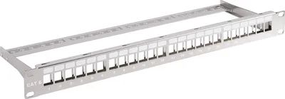 Produktbild von EFB Elektronik 37576.1 - 24 Port Netzwerk-Patchpanel - Unbestückt 1 HE