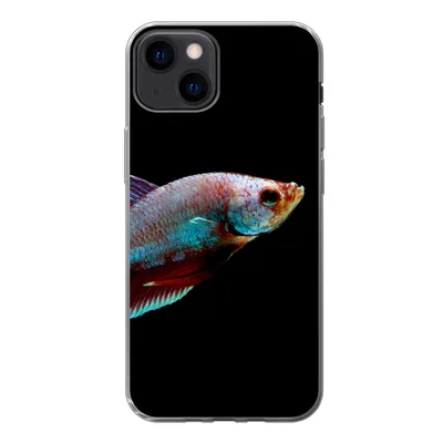 Produktbild von MuchoWow® Handyhülle Schutzhülle Hülle für iPhone 13 Fische - Tiere - Licht Silikon Softcase Handy Hülle