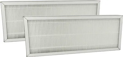 Produktbild von vhbw 2x Luftfilter F7 kompatibel mit Pluggit Avent P310 Lüfter, Badlüfter, Ventilator, Lüftungsgerät - Weiß