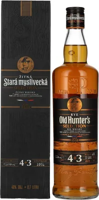 Produktbild von Old Hunter's 7 Years Old SELECTION Rye Whisky 2014 40% Vol. 0,7l in Geschenkbox