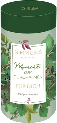 Produktbild von Sprüchedose - Nimm eins! Momente zum Durchatmen für dich