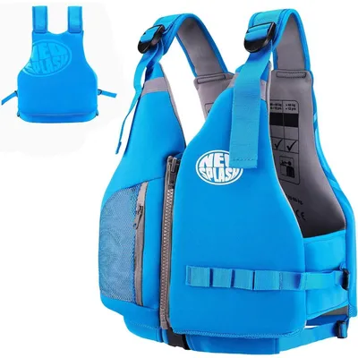 Produktbild von Schwimmweste Erwachsene Schwimmhilfe Feststoffweste Wassersport Kajak Bootfahren Schnorcheln L Blau