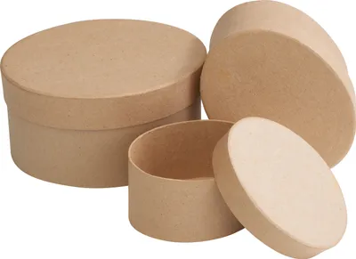 Produktbild von VBS Schachteln "Oval", 3er-Set