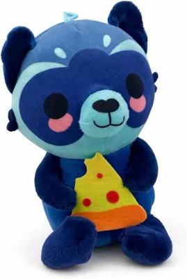 Produktbild von Waschbär Kuscheltier 18 cm Blaues Plüschtier Stofftier mit Geschenk Niedlicher Waschbär Geschenk für Kinder