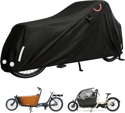 Produktbild von Fahrradabdeckung 420D Oxford, wasserdicht, 270 x 75 x 100 cm, für den Außenbereich