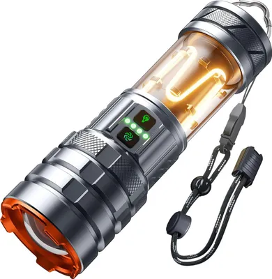 Produktbild von Wasserdichte Hochleistungs-Taschenlampe – 90000 Lumen, 11 Modi für Camping, Wandern & Notfälle