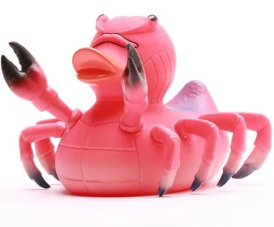 Produktbild von Badetier Krabbe rot Vinyl 9 cm